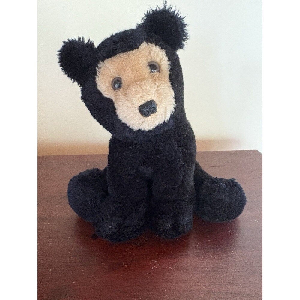 1976 Dakin Plush Black Bear 10” Plush Stuffed Animal